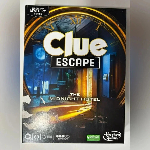 Hasbro Gaming | Clue Escape: The Midnight Hotel | Ages 10+ - BNIB ♟️🔧🌭 - Picture 4 of 9